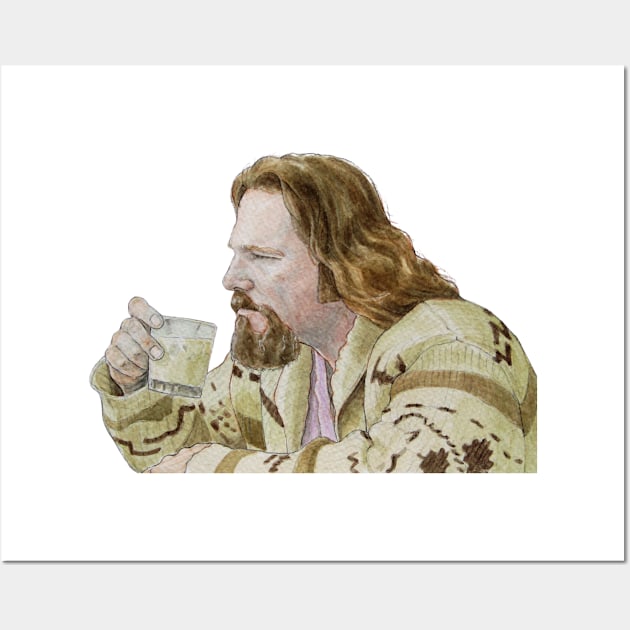 The Dude Wall Art by seancarolan